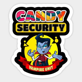 Candy Security - Halloween Security Sticker